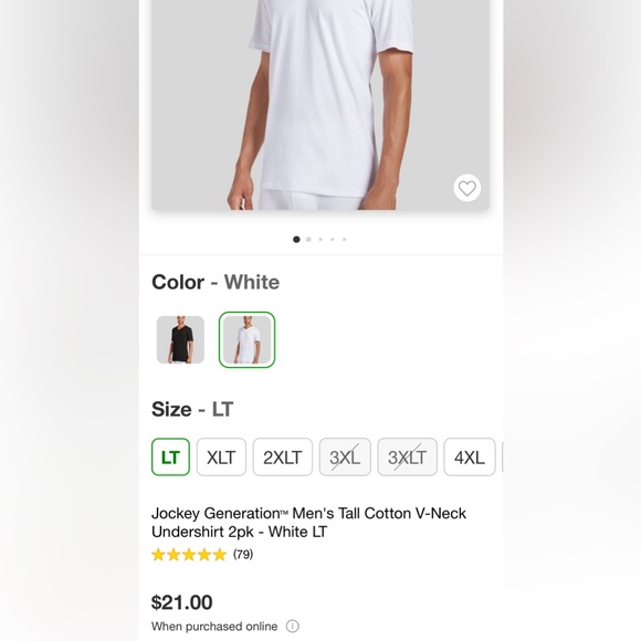 Jockey Underwear & Socks New Jockey Generation Mens Tall Cotton